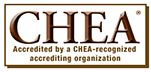 CHEA accreditation verification logo